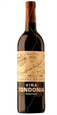Red wine Viña Tondonia Reserve 2008 (0,75)