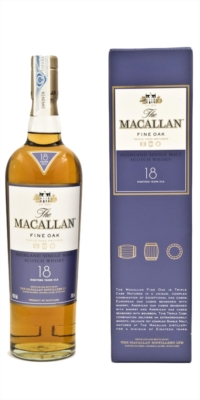 Whisky Malt Extra Aged 18 Y. Macallan