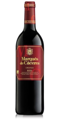 Red wine Marqués de Cáceres Crianza (0,75)
