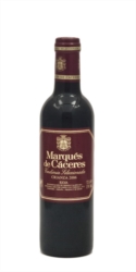 Red wine Marqués de Cáceres Crianza 3/8 Halves