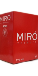 Vermut Rosso 3 litros Bag in Box Miro/Gln
